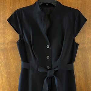 Calvin Klein Classic Sheath Black Dress, Size 8